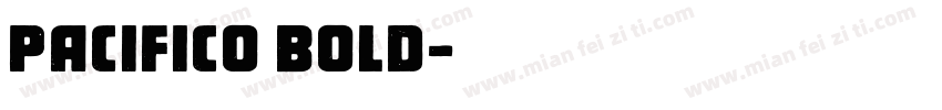 Pacifico Bold字体转换